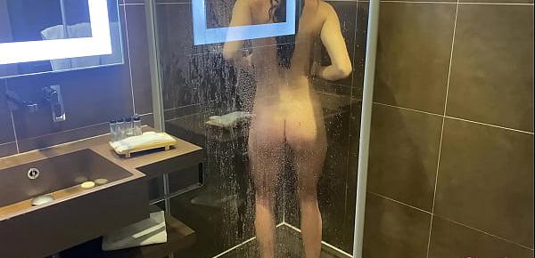  Hot Girl had Blowjob and Passionate Fucking in Shower - Homemade